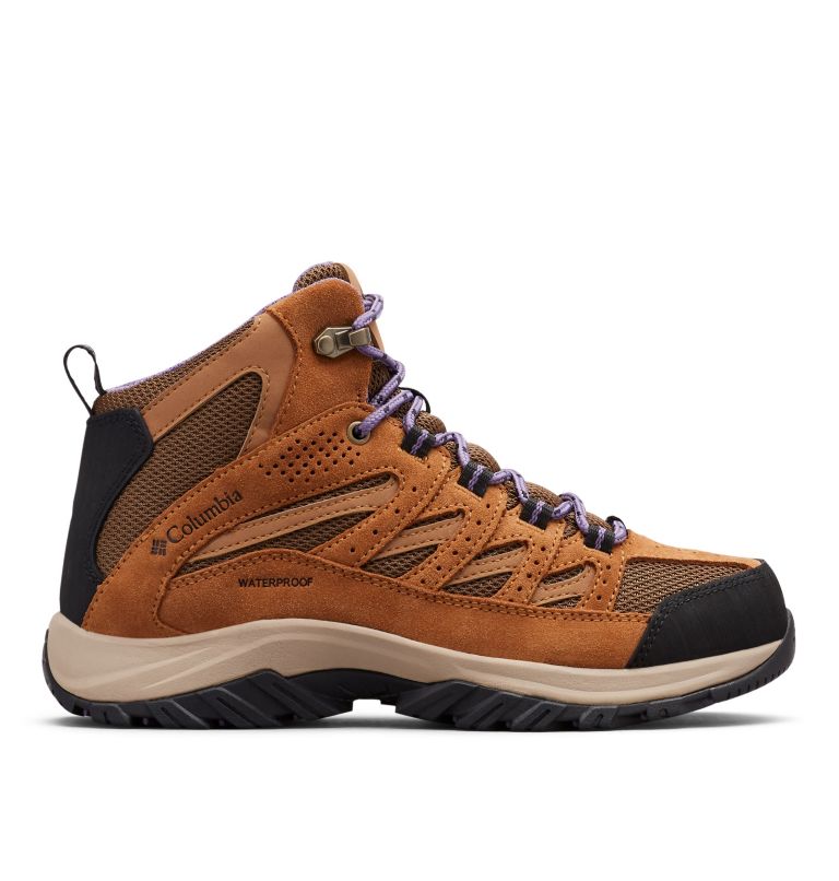 Columbia Crestwood™ Mid Waterdichte Wandellaarzen Dames Donkerpaars | RRF3521HC