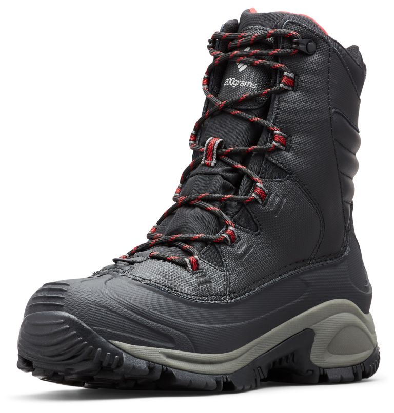 Columbia Bugaboot™ III Winterschoenen Heren Zwart Lichtrood | RIV845AJ