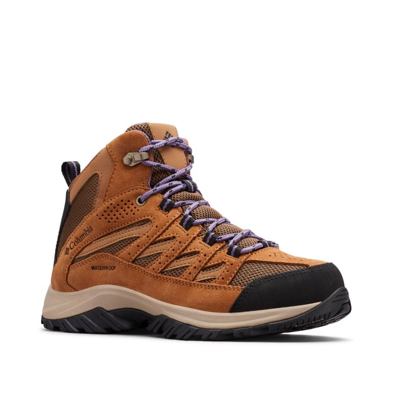 Columbia Crestwood™ Mid Waterdichte Wandellaarzen Dames Donkerpaars | RRF3521HC