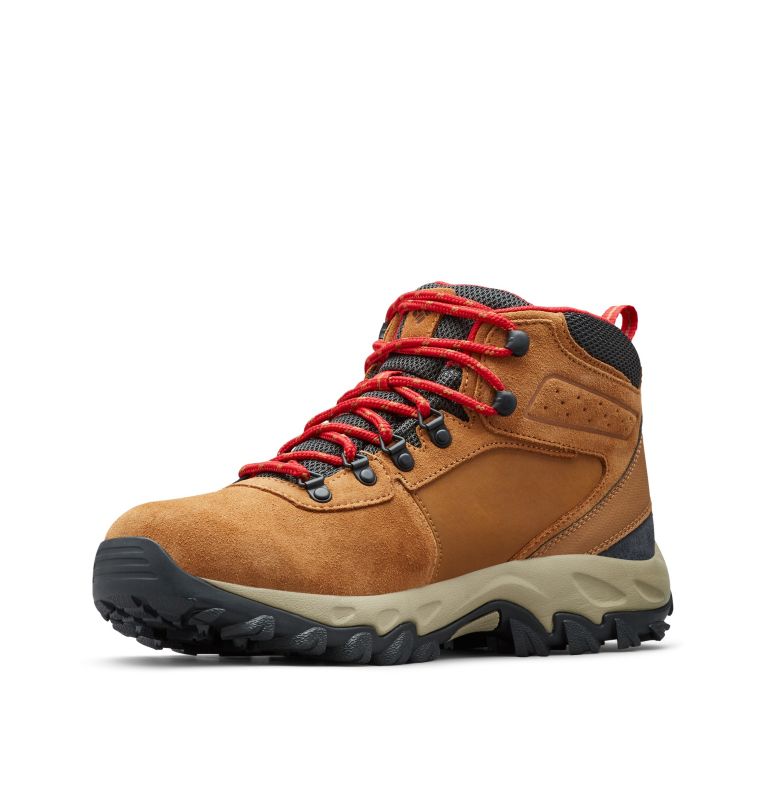 Columbia Newton Ridge™ Plus II Suede Waterdichte Wandellaarzen Heren Blauw Rood | DDR2224US