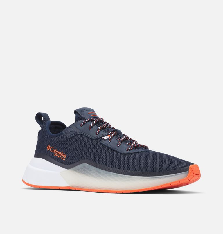 Columbia PFG Low Drag™ Sneakers Heren Donkerblauw Bruin Oranje | VHT4635LI