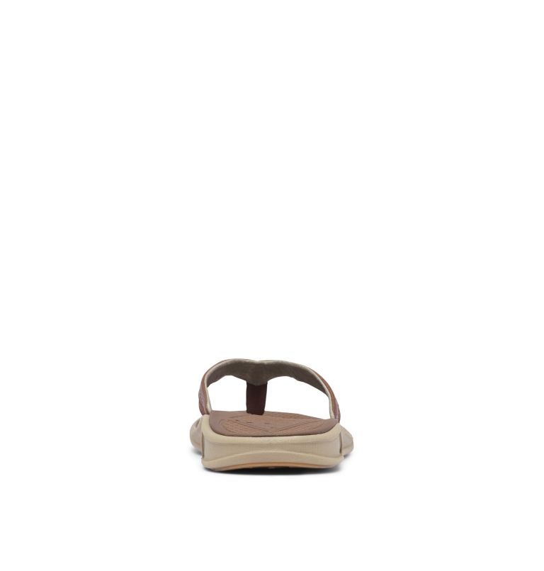 Columbia PFG Rostra™ II Leren Teenslippers Heren Khaki | PFL9248TM