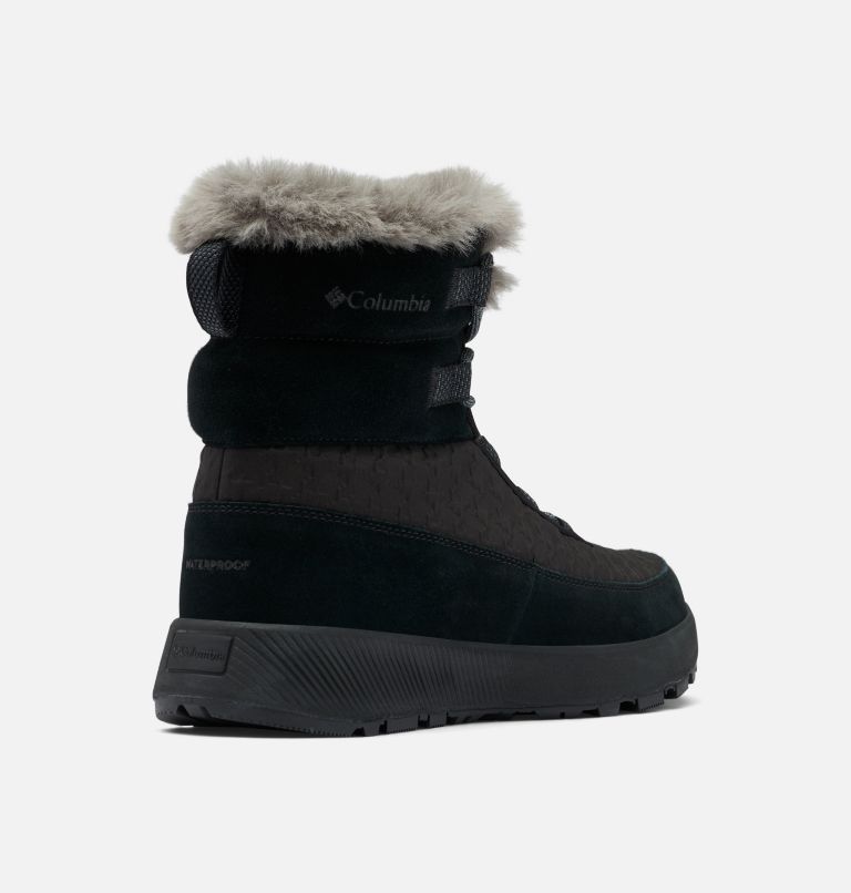 Columbia Slopeside Peak™ Omni-Heat™ Infinity Luxe Winterschoenen Dames Zwart Diepgrijs | IRI8379CA