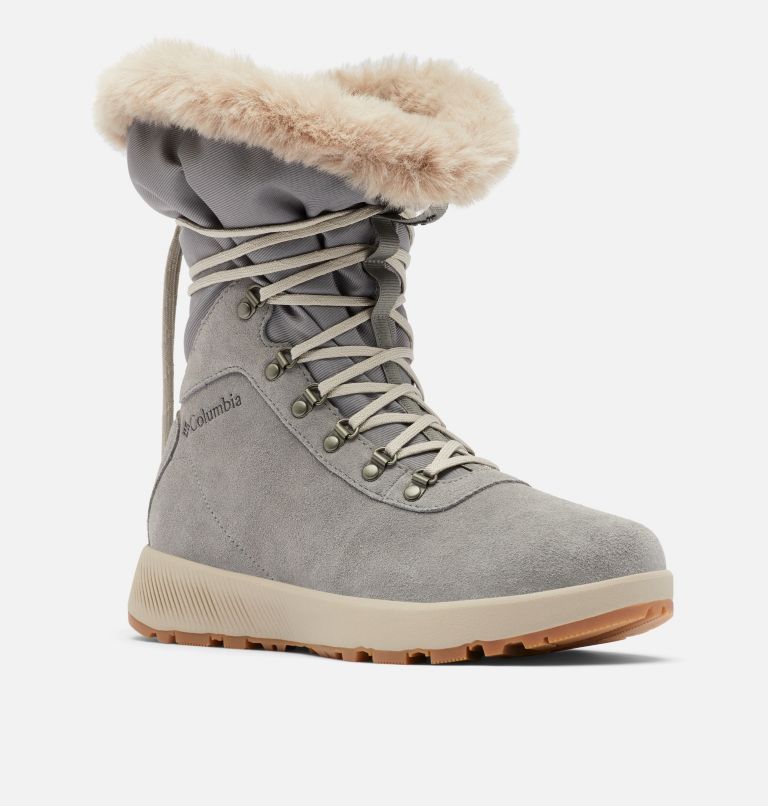 Columbia Slopeside Village™ Omni-Heat™ High Snowboots Dames Donkergrijs | JXW3239ZG